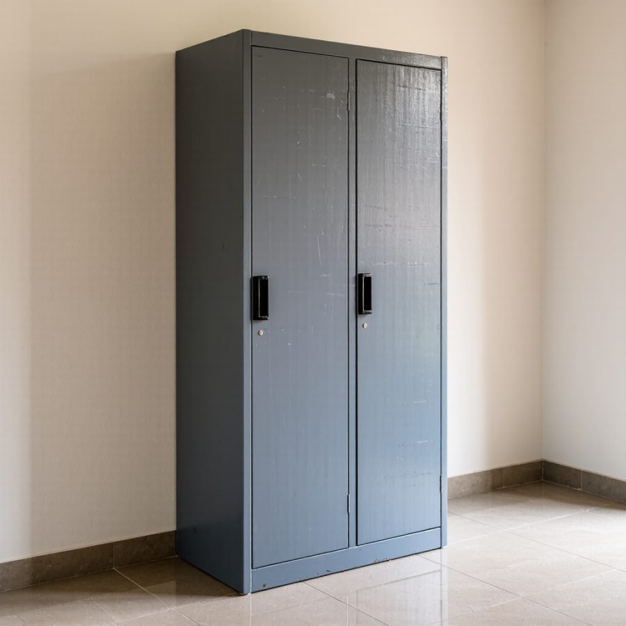 Steel almirah, two door with locker